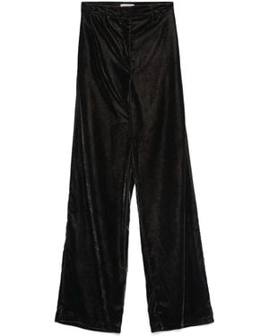 Blanca Vita Pantalon En Velours - Noir