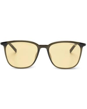 Montblanc Geometric-Frame Sunglasses - Natural