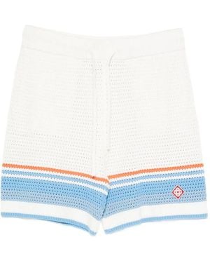 CASABLANCA Short En Crochet - Bleu