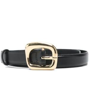 FRAME Leather Belt - White
