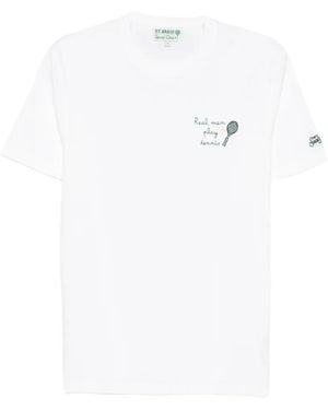 MC2 Saint Barth Embroidered T-Shirt - White