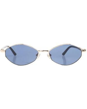 Jacquemus Gafas De Sol Con Montura Oval - Azul