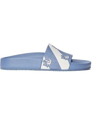 Ralph Lauren Audrina Slides - White