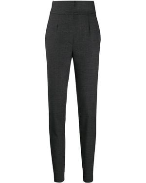 Dolce & Gabbana Pantaloni Affusolati A Vita Alta - Grigio
