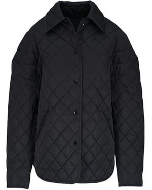 TOTEME Collared Quilted Jacket - Black