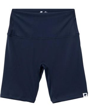AAPE BY A BATHING AP Logo-Patched Shorts - Blue