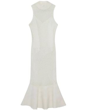 Jonathan Simkhai Daxton Mesh-Knit Dress - White