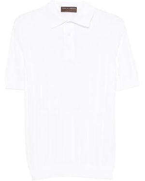 FILIPPO DE LAURENTIIS Cotton Polo Shirt - White