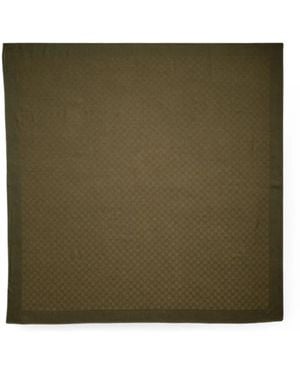 Gucci Jacquard-Schal Mit Gg - Grün