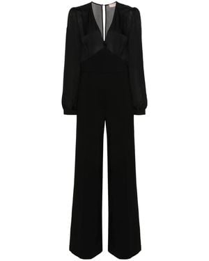 Twinset Wide-Leg Jumpsuit - Black