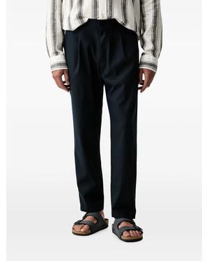 Joop! Pleated Elasticated-Waistband Trousers - Black