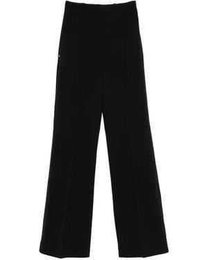 Sportmax Volonta High-Waisted Wide-Leg Pants - Black