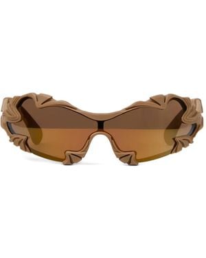 CAMPERLAB Leaf-Detail Tormenta Sunglasses - Brown
