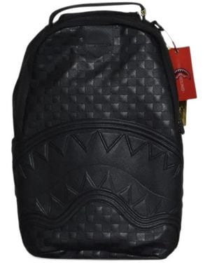 Sprayground The Ghost Maison Checked Backpack - Black