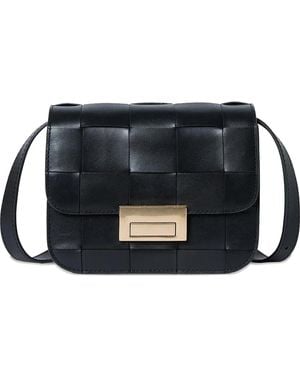 Loeffler Randall Woven-design Crossbody Bag - Black