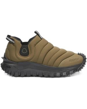 Moncler Trailgrip Après Quilted Sneakers - Brown