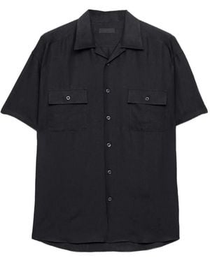 Prada Linen Shirt - Black