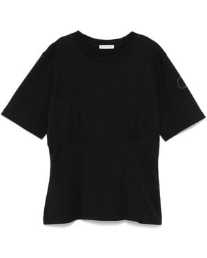 Moncler Short Mc T-Shirt - Black