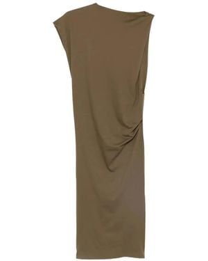 Jacquemus Asymmetrical Midi Dress - Green
