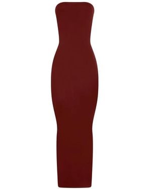 Wolford Robe Tube Fatal À Design Sans Coutures - Red
