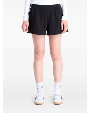Calvin Klein Logo-Tape Track Shorts - Black
