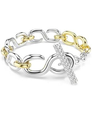 Swarovski Dextera Crystal-Embellished Chain-Link Bracelet - White
