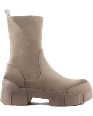 Vic Matié V14 Roccia-stretch Ankle Boots - ブラウン