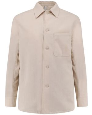 Hevò Bari Patch-Pocket Shirt - White