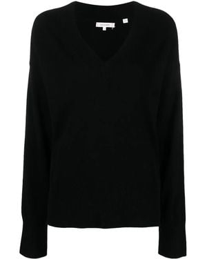 Chinti & Parker V-Neck Knitted Jumper - Black