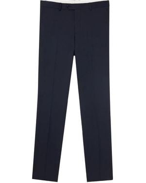 Brooks Brothers Virgin-Wool Trousers - Blue