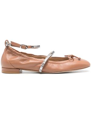 Stuart Weitzman Stefanie Ballet Flats - Pink