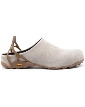 ROA Fedaia Suede Slides - White