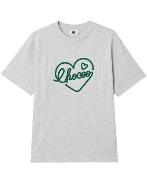 Chocoolate T-Shirt À Motif Cœur - Grey