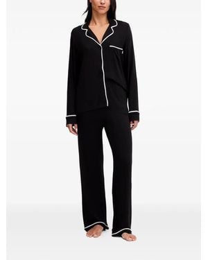 DKNY Pijama De Manga Larga - Negro