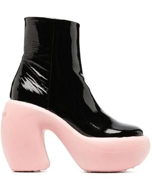 HAUS OF HONEY Honey Bubble 120Mm Heeled Boots - Black