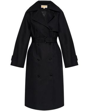 MICHAEL Michael Kors Oversized Belted Trench - Black