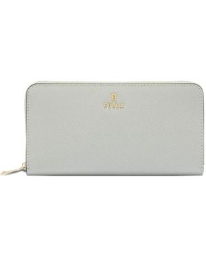 Furla Zip-Around Logo Wallet - Grey