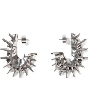 Jacquemus Pendientes Les Boucles Hippocampe - Blanco