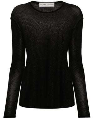 MODES GARMENTS Long-Sleeve Cotton T-Shirt - Black