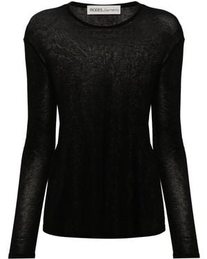 MODES GARMENTS Langarmshirt Aus Baumwolle - Schwarz