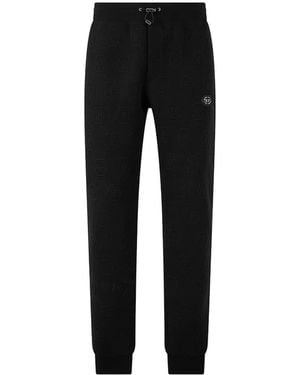 Philipp Plein Logo-Patch Track Pants - Black