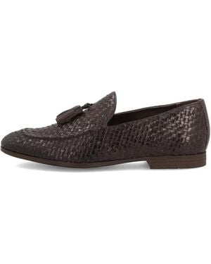 Frau Woven Tassel Loafers - White
