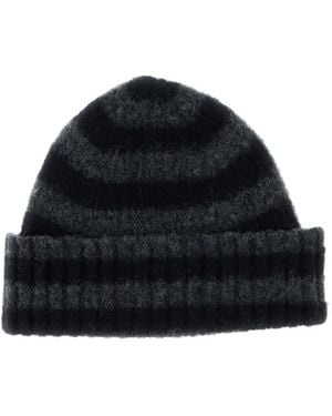 Howlin' Striped Beanie - Black