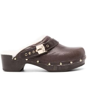 Scholl Pescura Robin 50mm レザーサンダル - ブラウン