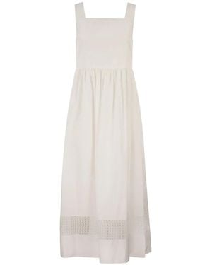 Weekend by Maxmara Cotton Midi Dress - White