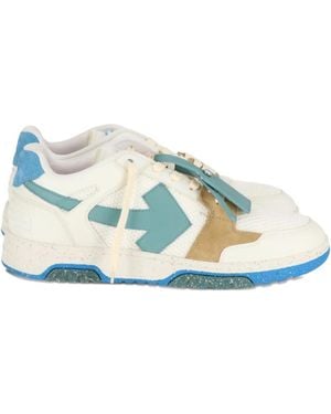 Off-White c/o Virgil Abloh Logo-Detail Sneakers - Blue