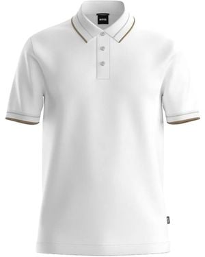 BOSS Polo Ajusté - Blanc