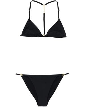 Tom Ford Triangel-Bikini Mit T-Besatz - Weiß