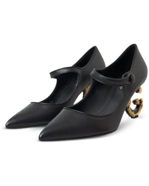 Dolce & Gabbana Mary Janes Aus Leder - Schwarz