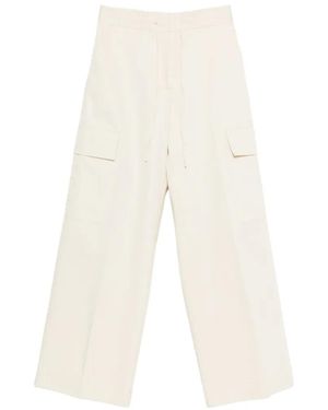 P.A.R.O.S.H. Cargo-Pocket Trousers - White